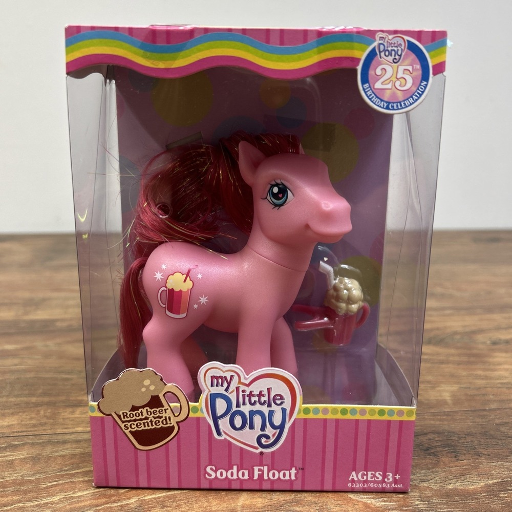 2007 My Little Pony Soda Float 25th Birthday Celebration NEW Sealed Scented MLP